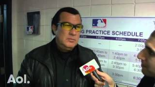 Interview mit Steven Seagal oet de Melderse 2 [upl. by Fisoi]