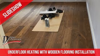 How to install underfloor heating with wooden flooring [upl. by Yllek213]