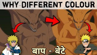 Why Narutos and Minatos Kurama colour different in Hindi [upl. by Martell367]