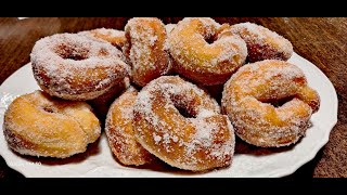 GRAFFE FRITTE le ciambelle di videoricetteinsieme [upl. by Corbie]