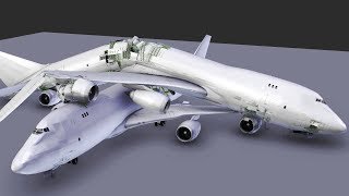 Plane Crash Test of a Boeing 747 WIP [upl. by Notlim]