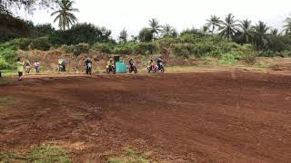 Labor Day 2018 Wailua motocross track 450 A class [upl. by Enitnemelc862]