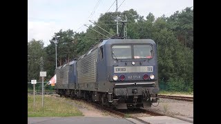 Führerstandsmitfahrt auf Br 143 von Rheine nach Holthausen [upl. by Olpe854]