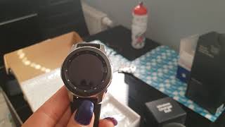 Unboxing Smartwatch Samsung Galaxy Watch 46mm Oraz ładowarka indukcyjna 😁 [upl. by Zelda]