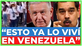 🚨 quotHUGO CHÁVEZ DABA PENSIONESquot VENEZOLANA le pide a los MEXICANOS ABRIR los OJOS AMLO es PELIGROSO [upl. by Llerrud]