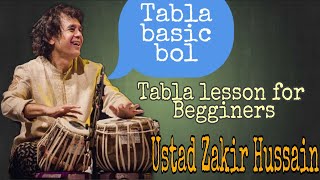 Ustad Zakir Hussain Teaching Basic Tabla Bol  Tabla lessons for Begginers  live Instagram [upl. by Thomasa]