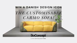 BoConcept WIN Customisable Carmo Sofa [upl. by Audly]