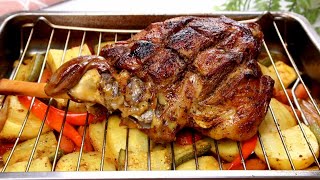 Garlic and Herb Roast Leg of Lamb Slow Cooked [upl. by Ruben198]