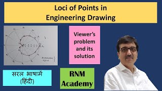 Loci of points in engineering drawing  RNM Academy [upl. by Gemperle]