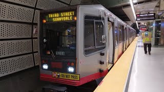 SF Muni 2001 Breda LRV3 1528 on Route T Third Street  2Car Train 14671528 [upl. by Aprile]