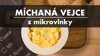 Míchaná vejce z mikrovlnky za 5 minut  Microwave scrambled eggs  BodyHunters [upl. by Blaise]