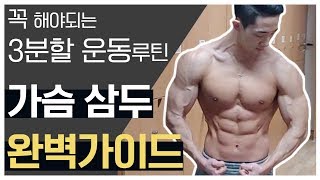 3분할 운동 루틴헬스 초보를 위한 상세한 설명 완벽 가이드 영상 3분할 세트수 운동팁 근육성장 [upl. by Yalcrab]