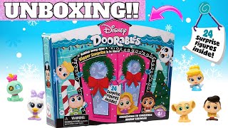 UNBOXING Disney Doorables 24Piece Advent Calendar Bling Bag Opening AMAZON EXCLUSIVE [upl. by Lohse]