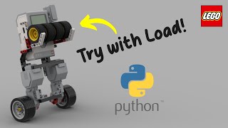 SelfBalancing LEGO Robot Coded in Python [upl. by Onek201]