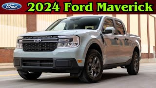 Ford Maverick Lariat Hybrid Review 2024  Ford Maverick Hybrid Interior 2024 [upl. by Hendrix]