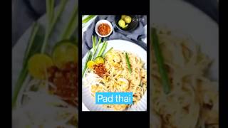 Thai noodles pad Thai food cooking [upl. by Trilley]