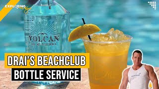 🎉 Drai’s Beachclub Bottle Service wBrian Pfeiffer of Exploring Las Vegas [upl. by Ecirtnahc470]