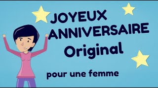 Joyeux anniversaire femme Original [upl. by Saidee]