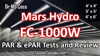 Mars Hydro FC1000w PAR amp ePAR Tests and Review [upl. by Alayne]