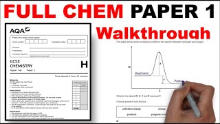 Chemistry Paper 1 FULL Walkthrough Grade 89 [upl. by Einomrah863]