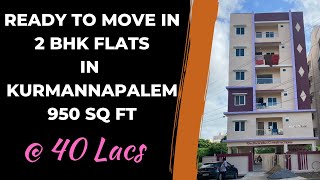 2 BHK FALTS  40 Lacs in Kurmannapalem Vuda Layout phase 5  91 984 983 6600 [upl. by Oitaroh]