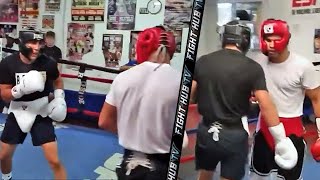 Teofimo Lopez LEAKS Rolly Romero SPARRING BEATDOWN after DISS to De La Hoya [upl. by Suoivatco]