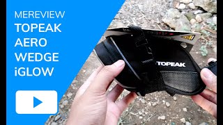 Saddle Bag berLED  Topeak Aero Wedge iGlow [upl. by Barbee584]