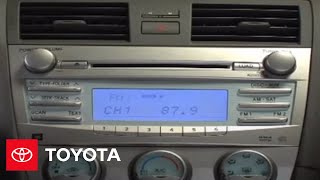 2007  2009 Camry HowTo CD Function  JBL 6disc CD Changer  Toyota [upl. by Sumner703]