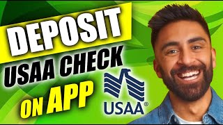 How to Deposit a Check on USAA App [upl. by Gherardo]