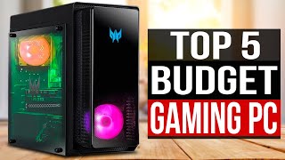 TOP 5 Best Budget Gaming PC 2024 [upl. by Rotman]