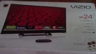 UNBOXING VIZIO E241i B1 24 Inch 1080p 60Hz Smart LED HDTV [upl. by Mirth]