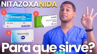 NITAZOXANIDA PARA QUE SIRVE  3 COSAS  Fácil y Rápido [upl. by Aram]