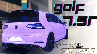 Retofitters Vw Golf 75R😱 Spins all 4 tyres at Launch💀bonus clips at the end [upl. by Mcnutt]