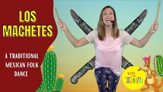 Los Machetes A Mexican Folk Dance  Rhythm Stick Activity [upl. by Ennirok]