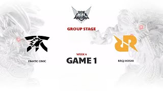 Fnatic ONIC vs RRQ Hoshi GAME 1 MPL ID S14  RRQ VS FNOC ESPORTSTV [upl. by Kcin]