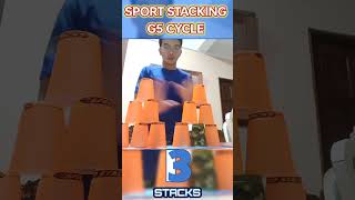 A Potential Fast Sport Stacking G5 Cycle in 6194 Seconds shorts [upl. by Karola]