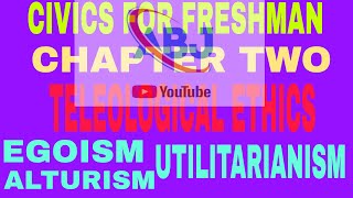 CIVICS FOR FRESHMAN CHAPTER TWO PART 1 MORAL AND CITIZENSHIP COURSE THEOLOGICAL ETHICS abjtube1 [upl. by Jada]