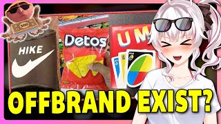 Vtuber learns about off brand items  degenerocity react [upl. by Neitsirk]