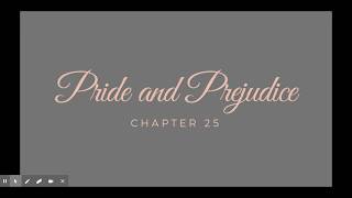 Pride and Prejudice  Chapter 25 Audiobook [upl. by Whiting755]