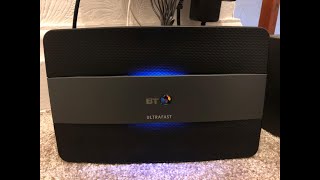 BT Ultra fast Router unboxing and setting up [upl. by Erret429]