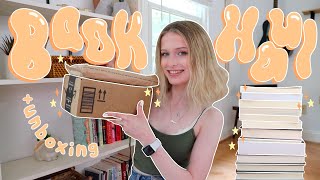 BOOK HAUL 🧡 📚 ✨ Book Unboxing amp Collective Haul [upl. by Arihsat]