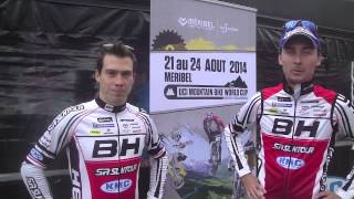 Méribel  Finales Coupe du Monde VTT UCI 2014  Athlètes XCO [upl. by Eiggam317]