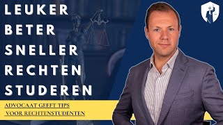 Zes tips voor rechtenstudenten  Een advocaat vertelt [upl. by Rennerb]