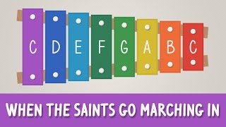 How to play When the Saints Go Marching In on a Xylophone  Easy Songs  Tutorial [upl. by Ssecnirp]