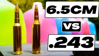 65 Creedmoor VS 243  How many Milk Jugs [upl. by Nirhtak]