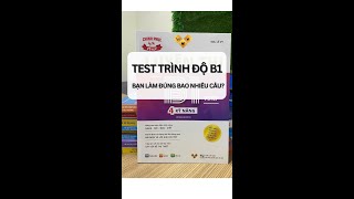 Test trình độ tiếng Anh B1 Bạn làm đúng bao nhiêu câu hoctienganh hoctienganhmoingay [upl. by Otsedom]