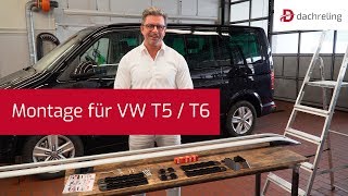 Dachreling Montage für VW T5 und T6 [upl. by Schargel31]