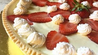 Crostata con crema diplomatica e fragole [upl. by Llehsim753]