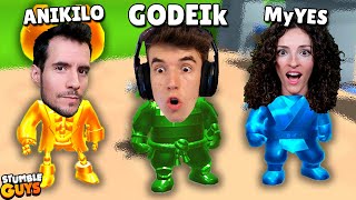 🤩 SOLO ESPECIALES con GODEIK en STUMBLE GUYS ¡RULETAS [upl. by Elboa]