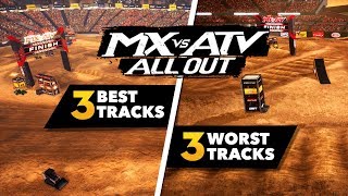 MX vs ATV All Out  3 Best Tracks And 3 Worst Tracks [upl. by Packston]